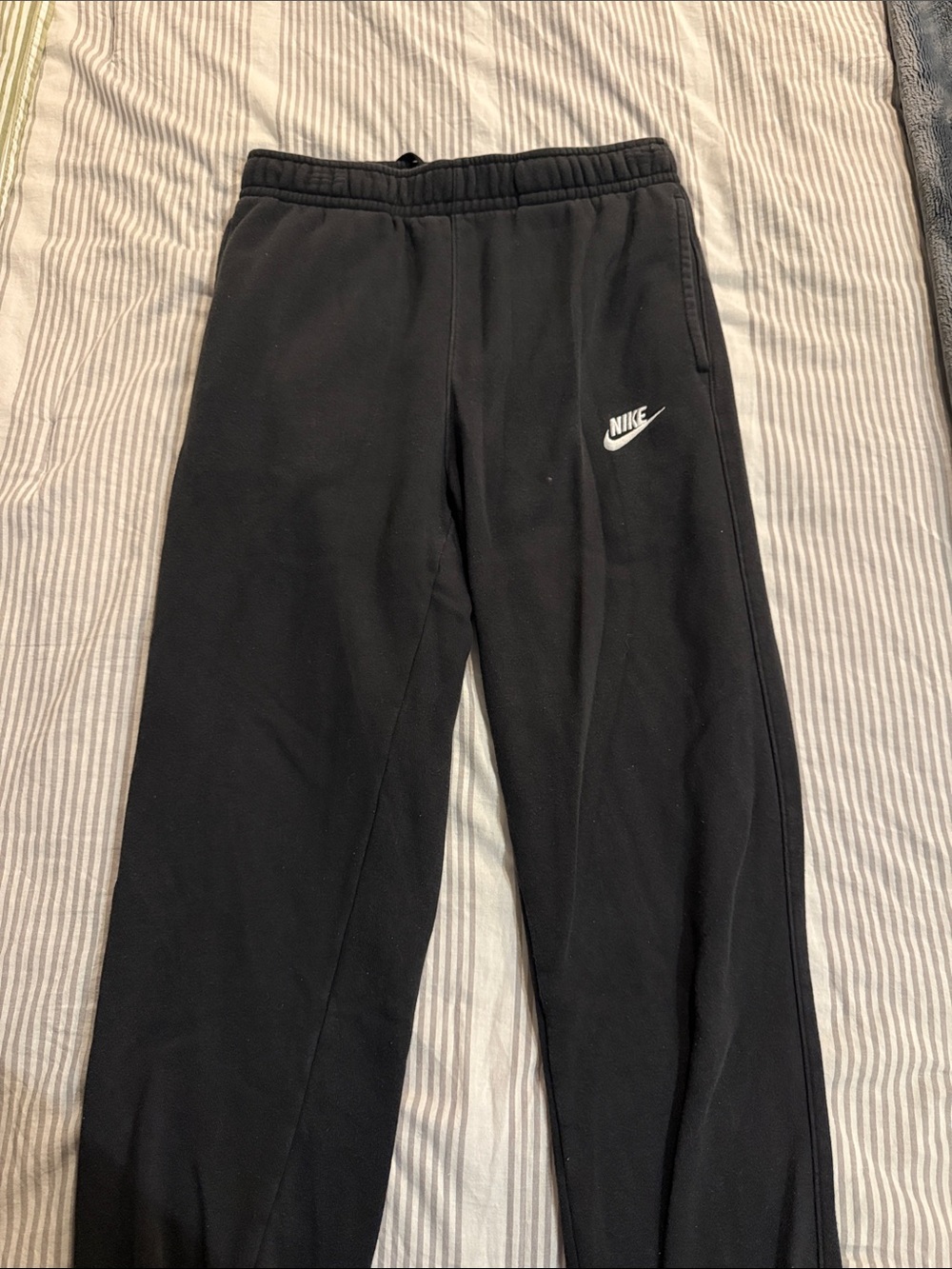 Women’s Nike Black Jogger Sweatpants with White Swoosh